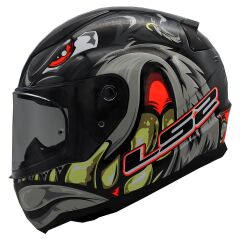 LS2 RAPID 2 SPOX KIRMIZI-GRİ KASK XL BEDEN