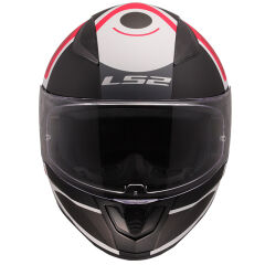 LS2 RAPID 2 GRID MAT BEYAZ-KIRMIZI KASK L BEDEN