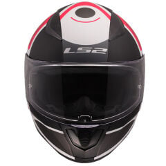 LS2 RAPID 2 GRID MAT BEYAZ-KIRMIZI KASK L BEDEN