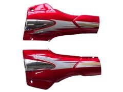 KANUNİ SEYHAN 125T AKÜ KAPAK TAKIM KIRMIZI