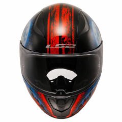 LS2 RAPID 2 ZOMBIE SİYAH-KIRMIZI KASK M