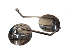 HONDA C90 YUVARLAK NİKEL AYNA 8mm düz paso