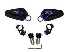 MOTOSİKLET GİDON AYNA TAKIM OVAL MAVİ