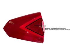 YAMAHA YZF R25 MT25 MONO KAPAK KIRMIZI  İTHAL -DEKOR KAPAKSIZ-