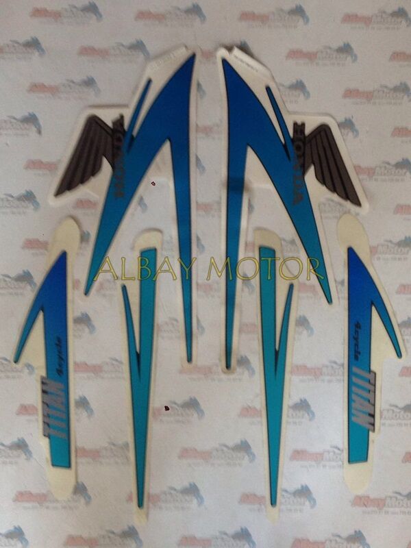 HONDA TİTAN STİCKER SET SİYAH İÇİN 1996-2002
