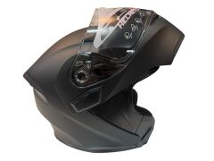 ÇENE AÇILIR KASK RS2 MAT SİYAH XL BEDEN JK902-1