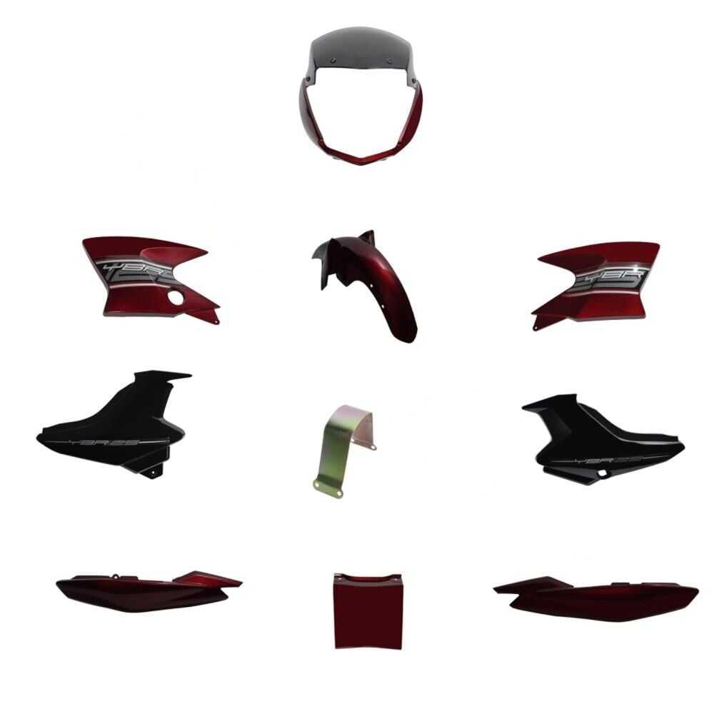 YAMAHA YBR K KAPORTA SETİ KIRMIZI İTHAL 2010-2016