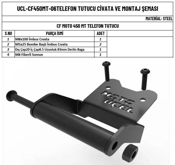 CF MOTO 450 MT TELEFON TUTUCU BARI