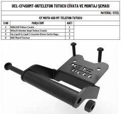 CF MOTO 450 MT TELEFON TUTUCU BARI