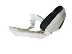 YAMAHA NMAX 125-155 SIRT DAYAMA SİSSY BAR BEYAZ IŞIKLI 2021-2024