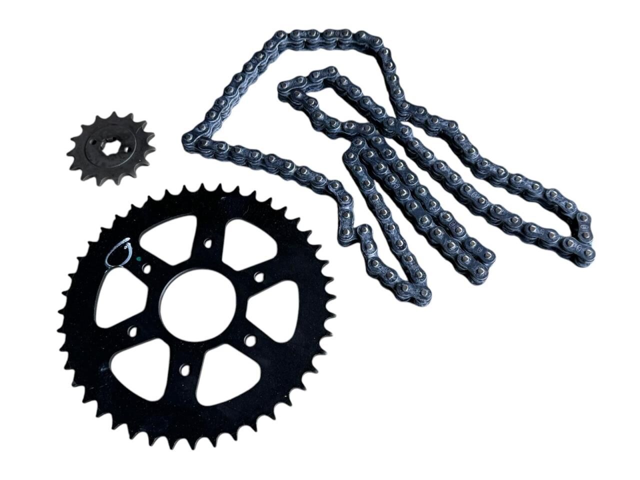 BAJAJ PULSAR F250-N250 ZİNCİR DİŞLİ SETİ KOMPLE ORJİNAL