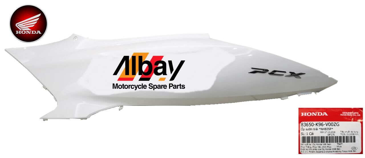 HONDA PCX 125 SELE ALTI YAN GRENAJ SOL BEYAZ ORJİNAL 2018-2020