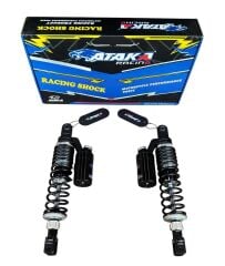 HONDA PCX 125 MODİFİYE ARKA AMORTİSÖR TAKIM BLACK-SİLVER GAZLI ATAKA RACİNG 365mm 2021-2026