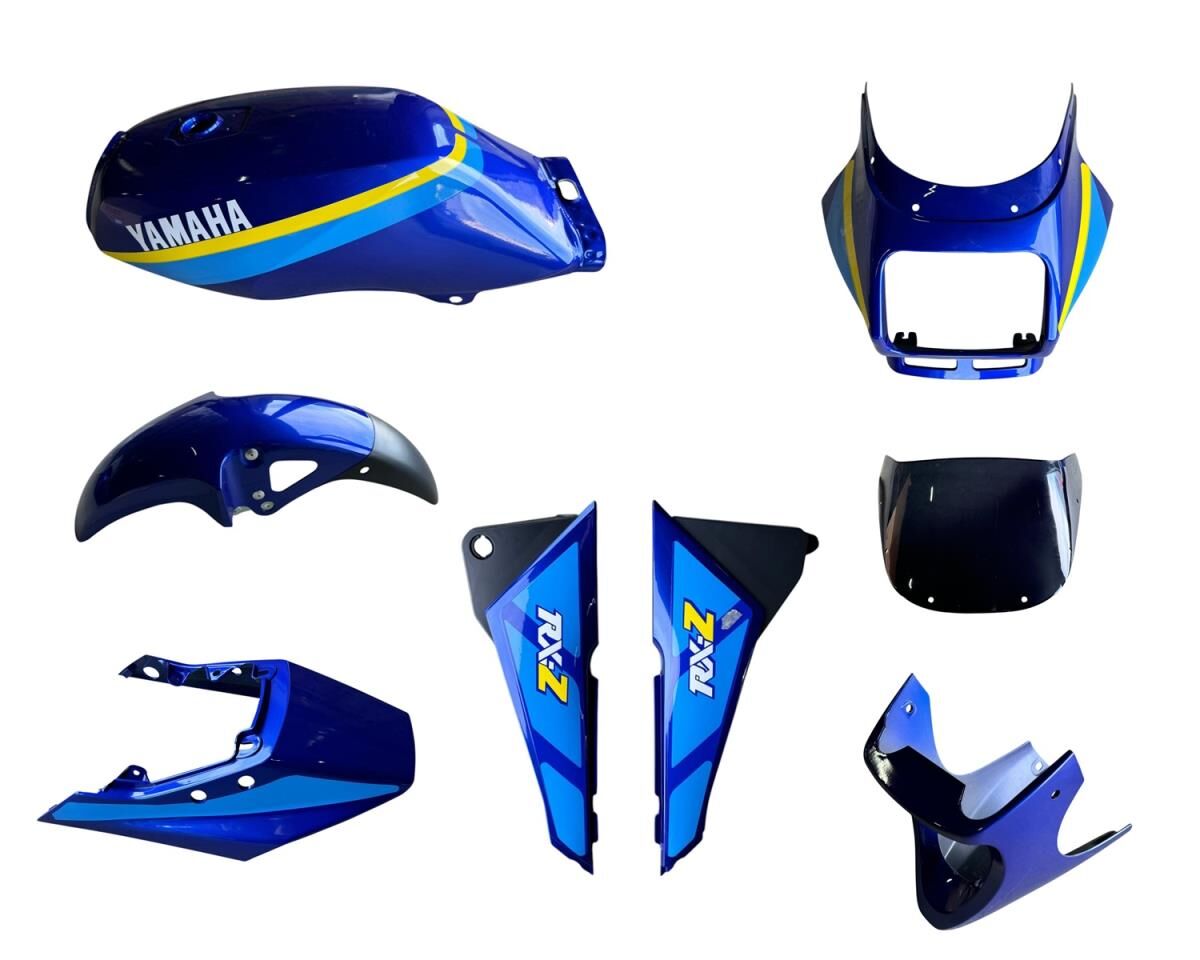 YAMAHA RX 135 Z YAKIT DEPO VE GRENAJ TAKIM SET MAVİ