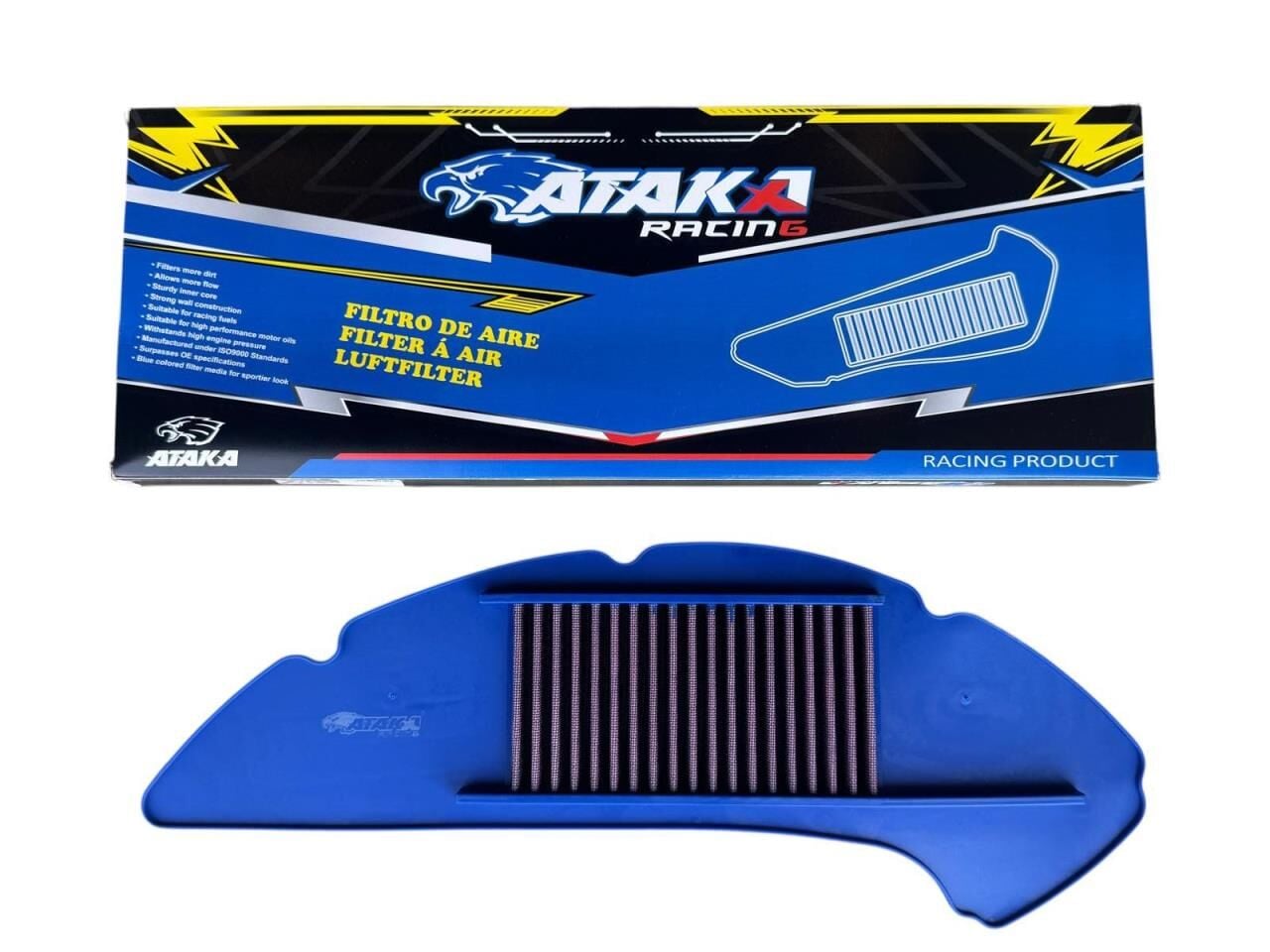 YAMAHA NMAX 125-155 MODİFİYE ATAKA RACİNG HAVA FİLTRE TEMİZLENEBİLİR 2021-2026