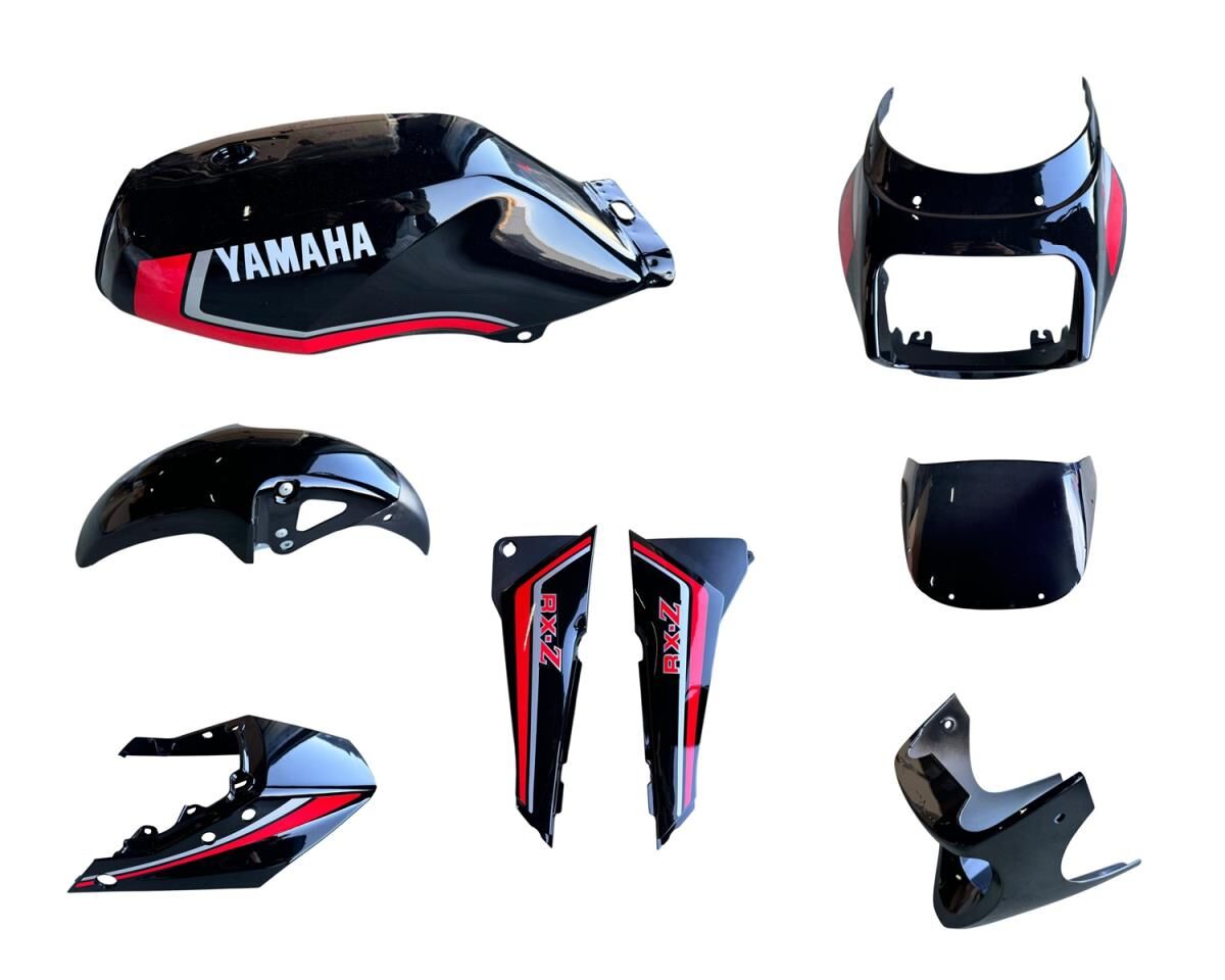 YAMAHA RX 135 Z YAKIT DEPO VE GRENAJ TAKIM SET SİYAH