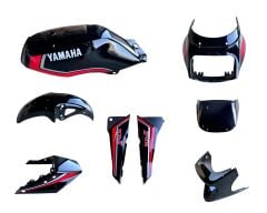YAMAHA RX 135 Z YAKIT DEPO VE GRENAJ TAKIM SET SİYAH