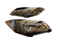 YAMAHA NMAX 125 155 SELE ALTI YAN KAPAK NİKEL DEKOR KAPAK TAKIMI 2015-2018