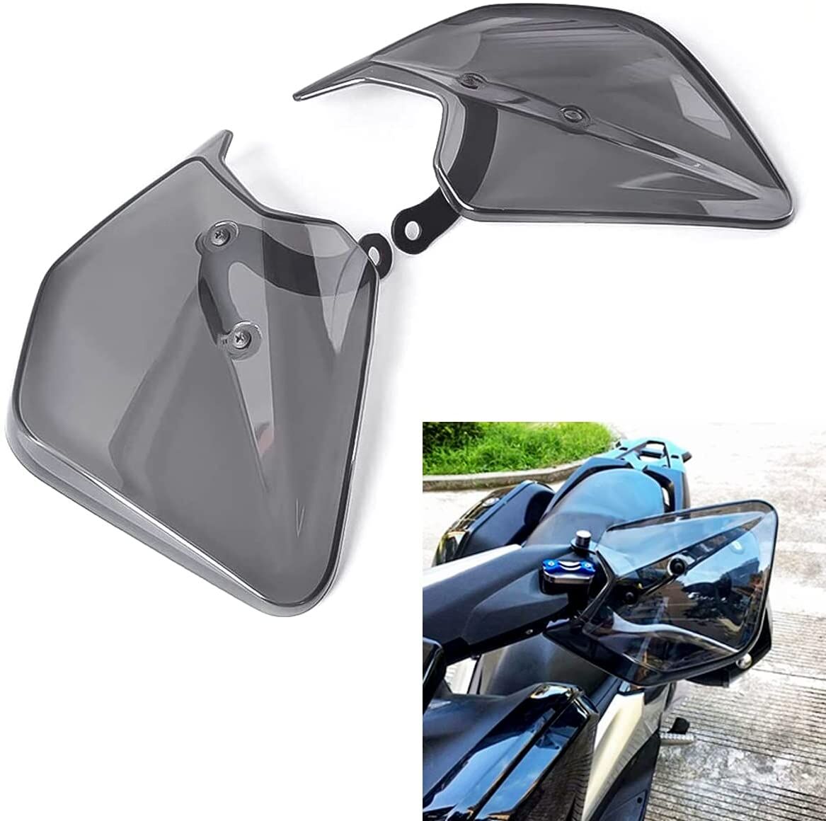 YAMAHA NMAX 125-155 EL KORUMA TAKIM ŞEFFAF FÜME 2015-2020