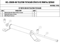 CF MOTO SR 250 TELEFON TUTACAK BARI