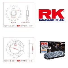 YAMAHA XJ6 DIVERSİON ZİNCİR DİŞLİ SETİ RK 46-16 T