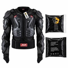 AUK BODY ARMOUR FULL KORUMA SİYAH FİLELİ XL BEDEN