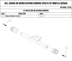 CF MOTO SR 250 KUYRUK KORUMA