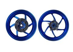 YAMAHA XMAX 250-300 CNC MODİFİYE JANT MAVİ SET MODEL 1 2018-2022
