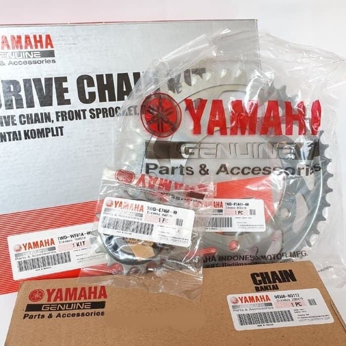YAMAHA YZF R25-MT25 ZİNCİR DİŞLİ SETİ ORJİNAL 2015-2024