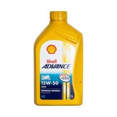 SHELL ADVANCE 4T Ax5 15W-50 1L MOTOSİKLET YAĞI