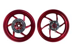 YAMAHA XMAX 250-300 CNC MODİFİYE JANT KIRMIZI SET MODEL 1 2018-2022