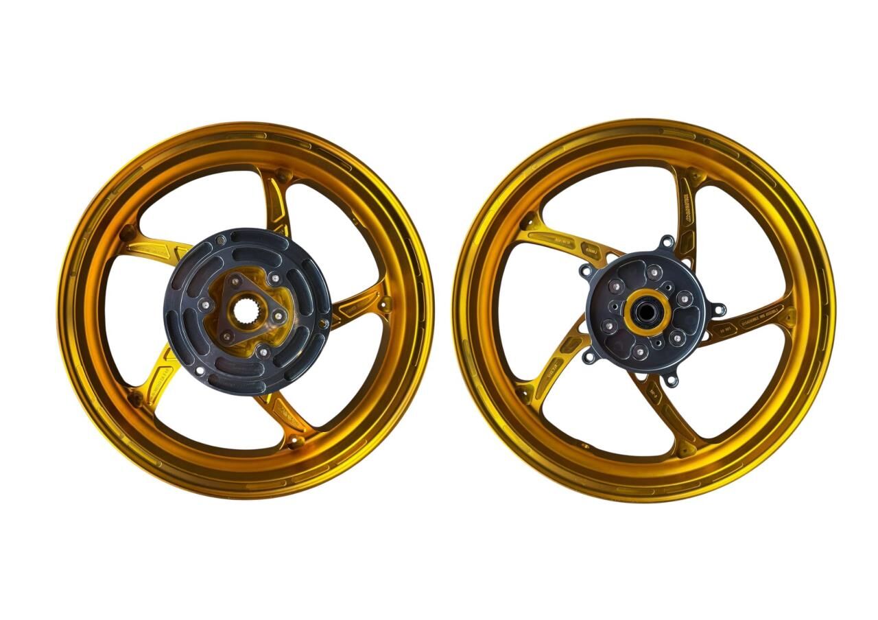 YAMAHA XMAX 250-300 CNC MODİFİYE JANT GOLD SET MODEL 3  2018-2022