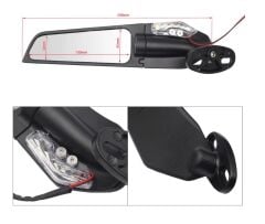 RACİNG H2 MODEL AYNA SİNYALLİ UNİVERSAL