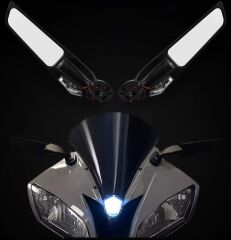 RACİNG H2 MODEL AYNA SİNYALLİ UNİVERSAL