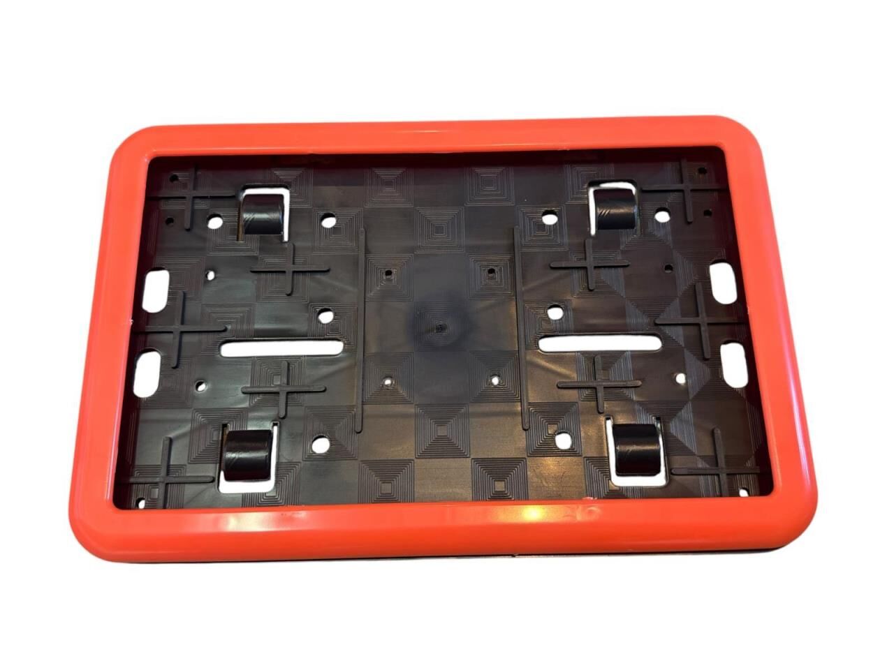 MOTOSİKLET REFLEKTİF ÇİTALI PLAKALIK PLASTİK TURUNCU