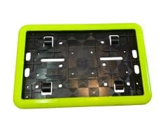 MOTOSİKLET REFLEKTİF ÇİTALI PLAKALIK PLASTİK NEON SARI