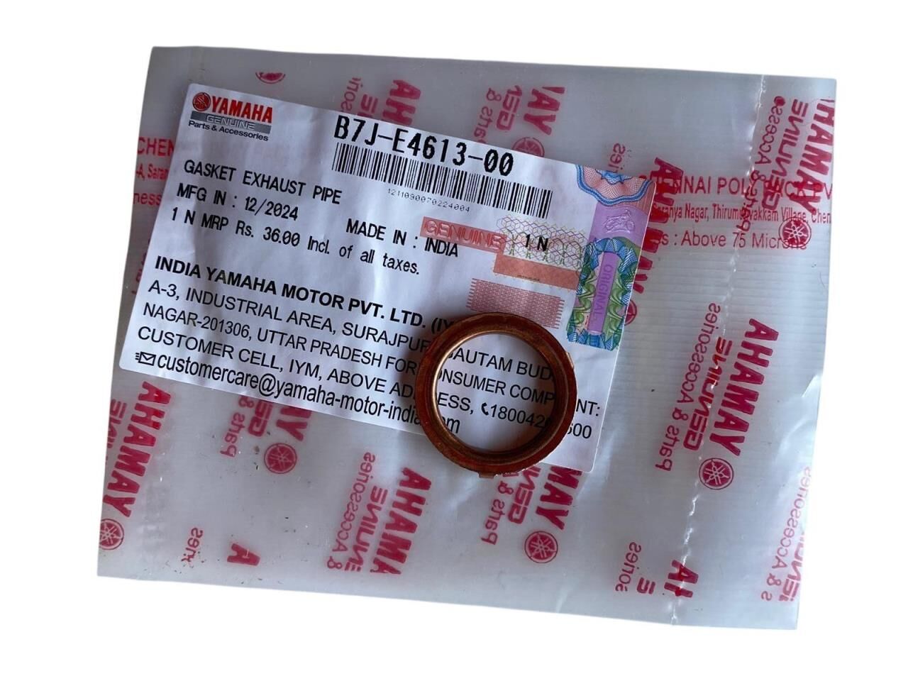 YAMAHA RAYZR 125 EGSOZ CONTA ORJİNAL