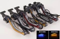 CF MOTO NK 250 - SR 250 SİNYALLİ CNC FREN LEVYE TAKIM KIRMIZI